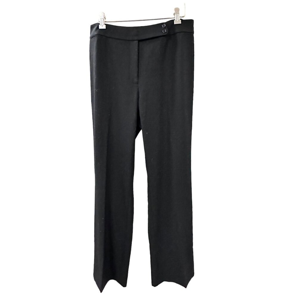 🍒 2/$20 🍒 Black Ann Taylor Slacks sz 8 with Double Button Closure